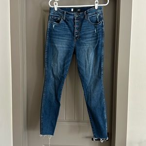 Kut from the Kloth Donna Fab Av Button Fly High Waist Ankle Skinny Jean